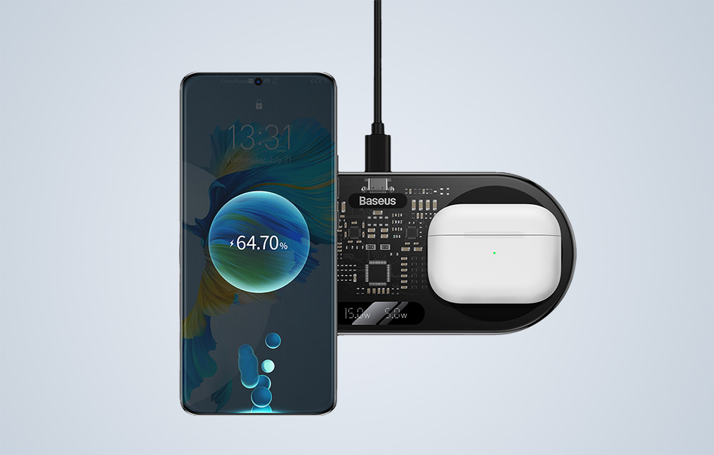 Double charge de deux appareils