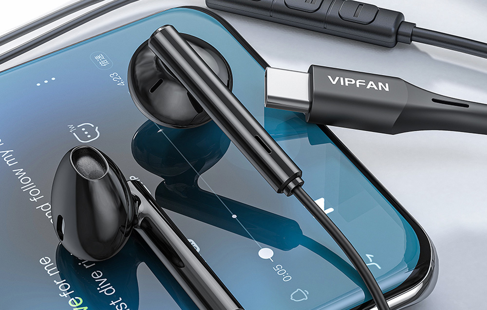 Vipfan M18 écouteurs filaires intra-auriculaires