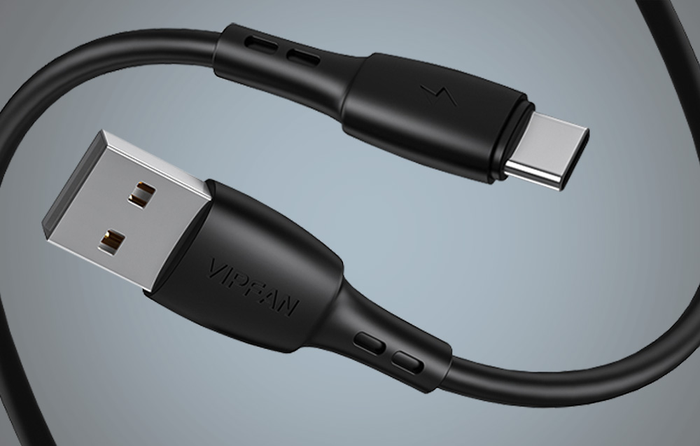 Vipfan Racing X05 USB vers câble USB-C (noir)