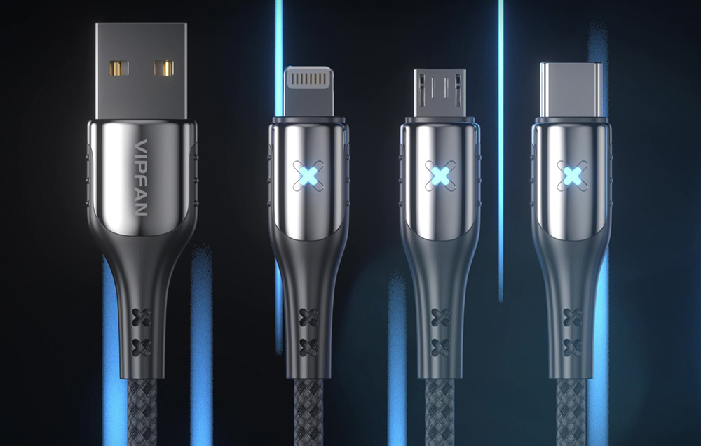 Indicateur lumineux de recharge du câble Vipfan