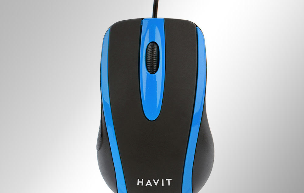 Souris Havit MS753 noir et bleu