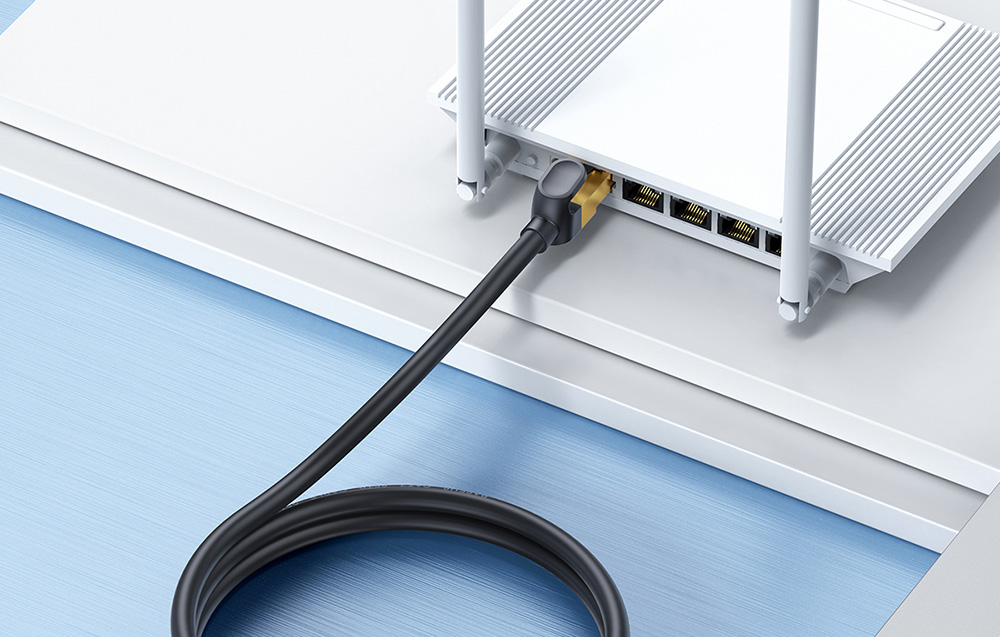Conception réfléchie du câble Ethernet Baseus