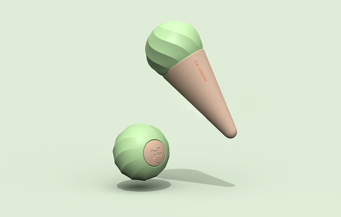 balle interactive Cheerble en silicone respectueux de l'environnement