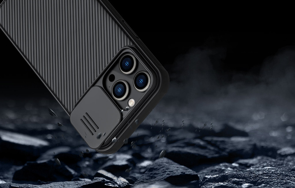 Coque Nillkin, vue détaillée des bords renforcés