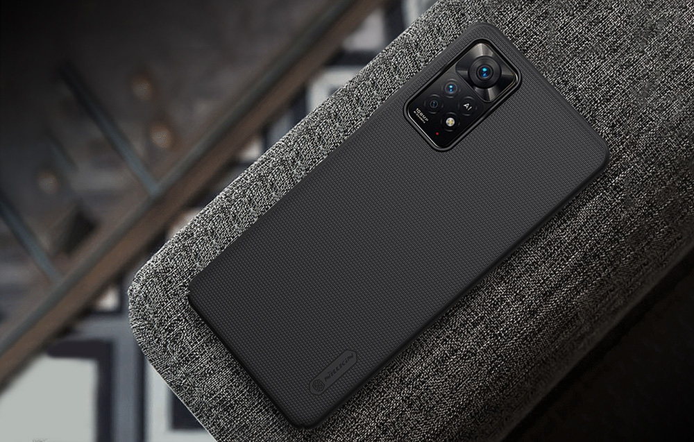 Coque Nillkin Super Frosted Shield pour Xiaomi Redmi Note 11 Pro/5G/Pro+ en noir