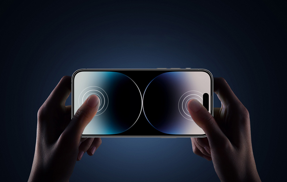 Nillkin verre trempé 2-en-1 pour écran de smartphone et appareil photo pour Apple iPhone 14 Pro Max