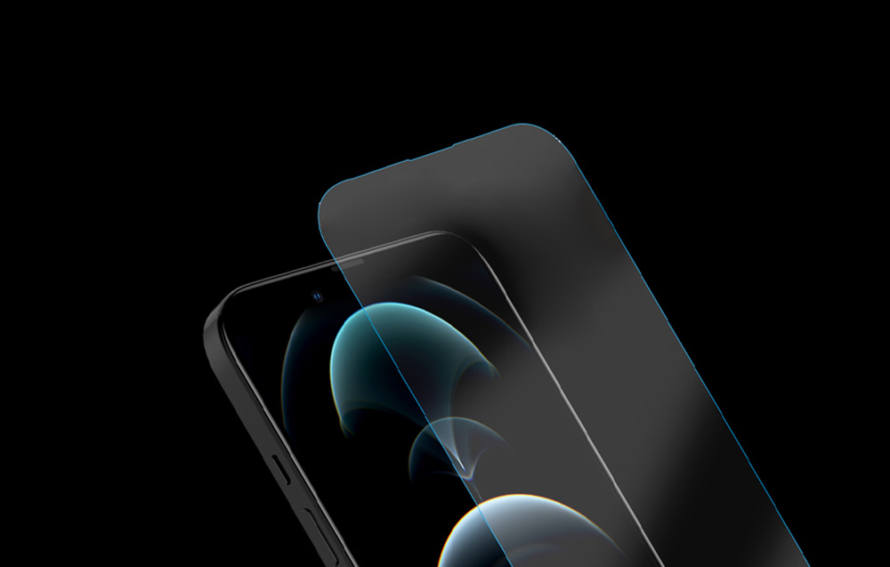Verre trempé sur l'écran iPhone