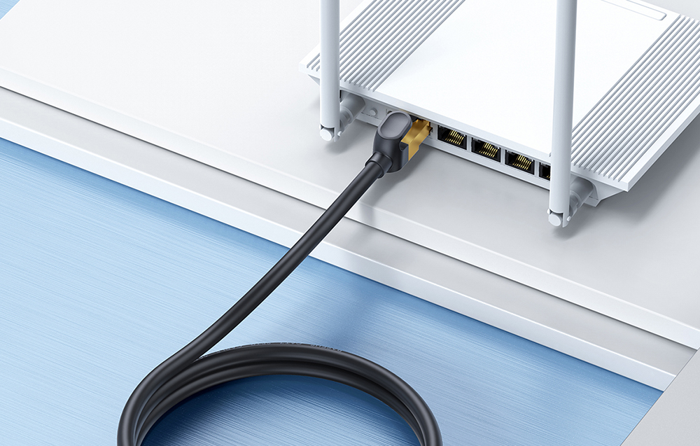 Câble Baseus Ethernet offrant des vitesses rapides et une connexion stable