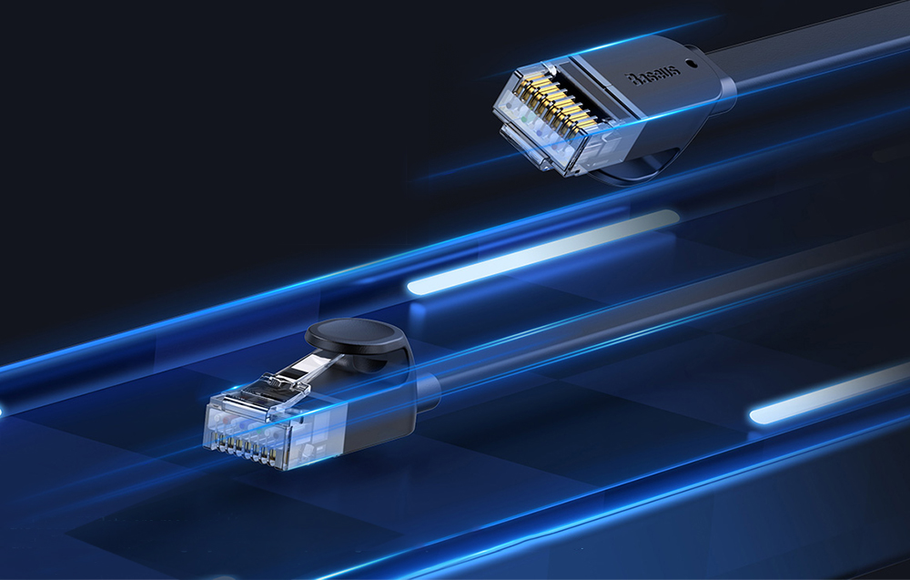 Baseus RJ45 câble réseau en situation