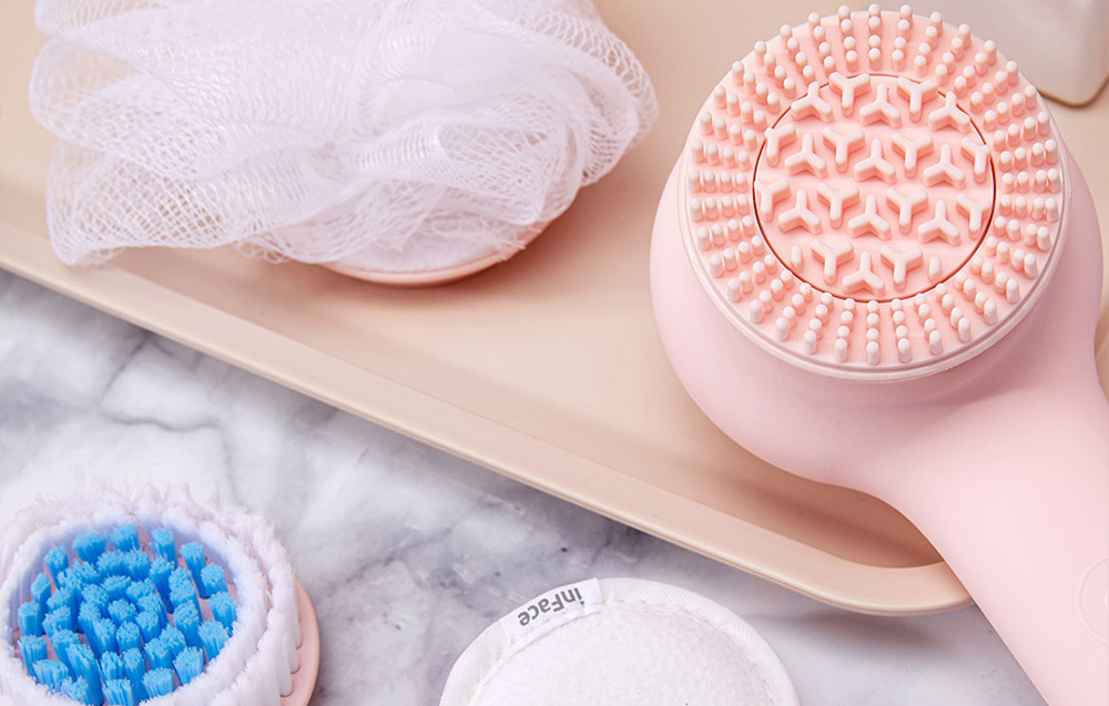 Têtes différentes pour la brosse de massage inFace CB-11D