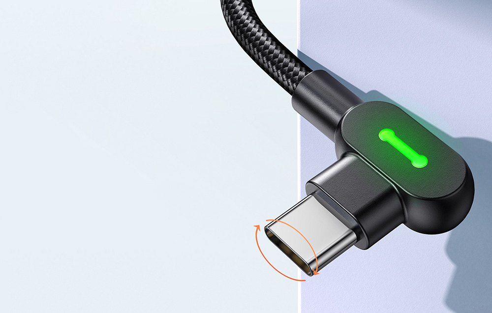 Design durable avec gaine en nylon et éclairage LED