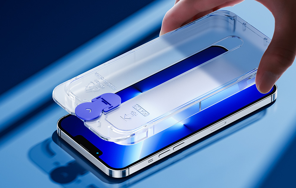 Kit d'application du verre trempé pour iPhone 14 Plus