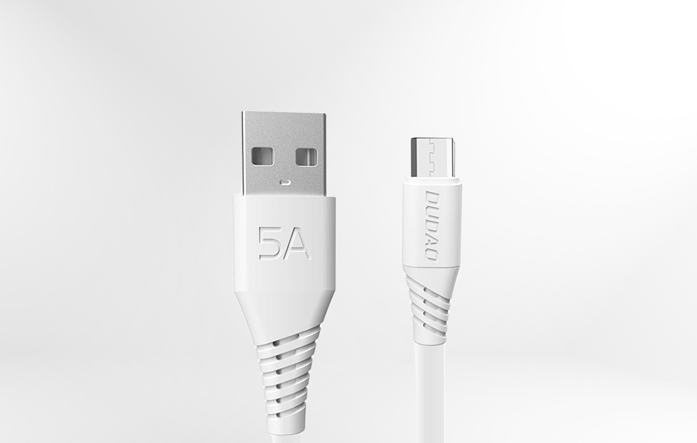 Câble Dudao L2M 5A USB vers Micro USB, 1m (blanc)