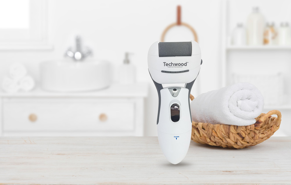 Utilisation de la lime électrique pour pieds Techwood