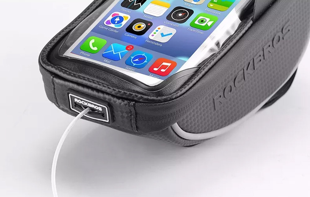 Rockbros 010-4BK installation avec sangles Velcro