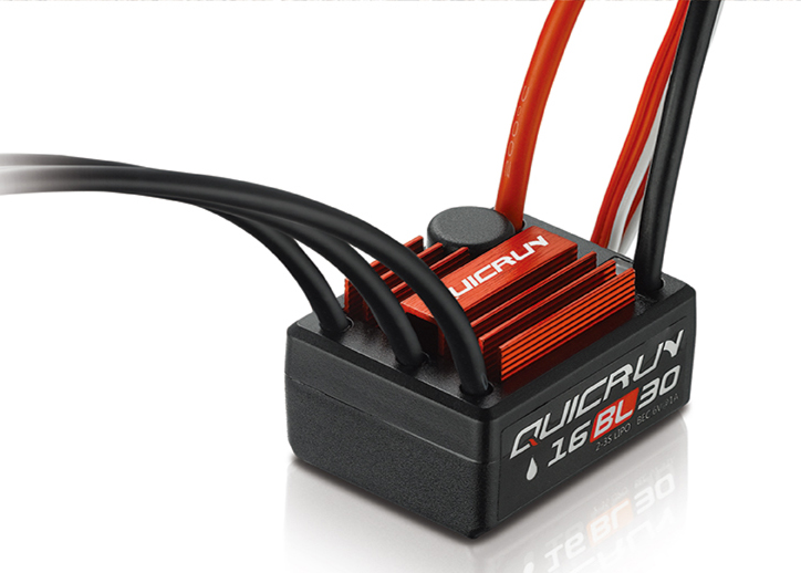 Hobbywing QuicRun WP 16BL30 30A régulateur en utilisation