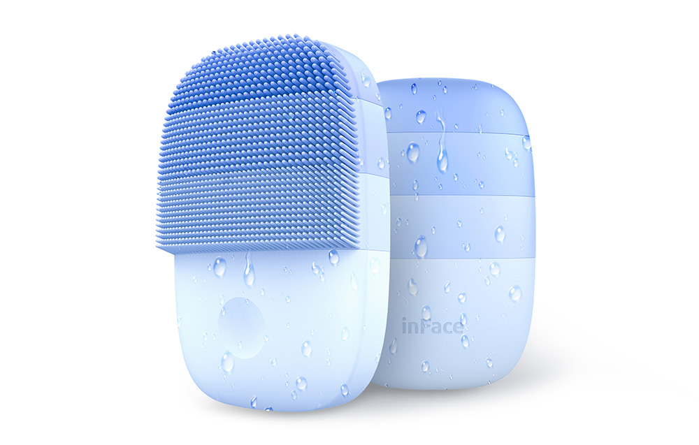 Brosse de visage sonique InFace MS2000 Pro résistante à l'eau