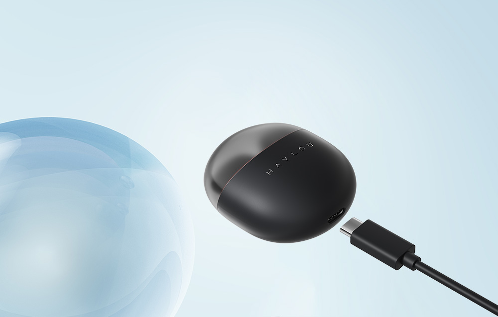 Recharge via câble USB-C
