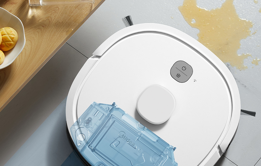 Fonctionnalité de nettoyage à la serpillière du robot Midea M6