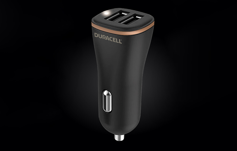 Chargeur de voiture Duracell 2xUSB