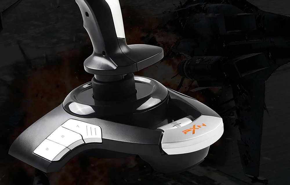 Joystick avec manette des gaz intégrée