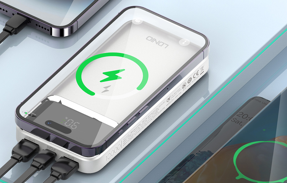 Ports de la Powerbank LDNIO PQ11