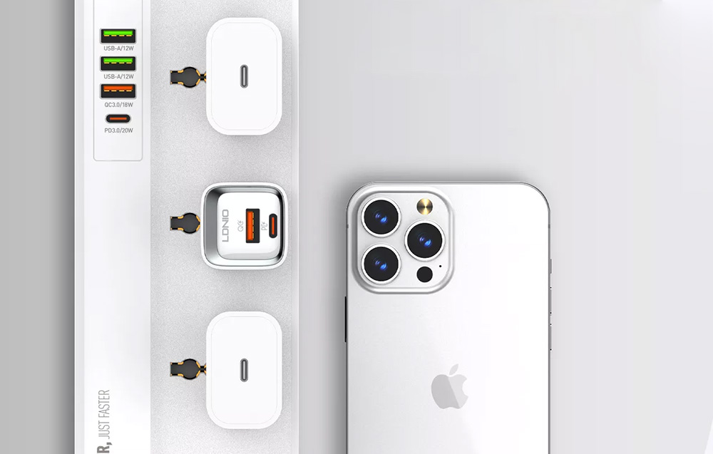 Image d'un chargeur portable et compact LDNIO