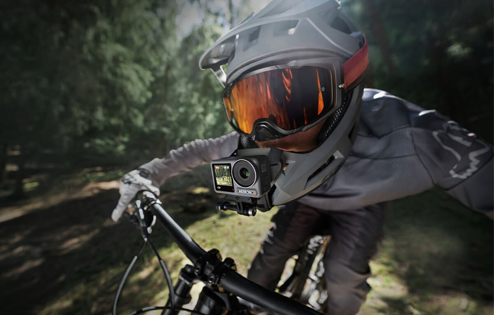 Fixation de casque à jugulaire Osmo Action