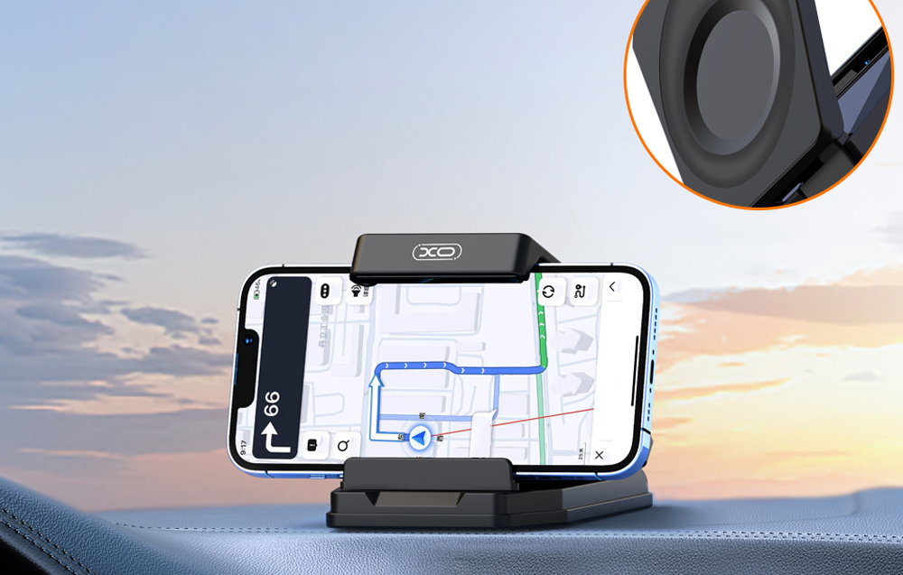 Support de téléphone XO C100 en utilisation horizontale