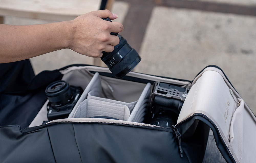 Compartiments du sac à dos PGYTECH OneGo Air 25L