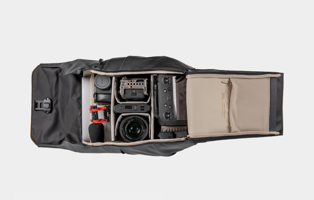Intérieur du sac à dos PGYTECH OneGo Air 25L
