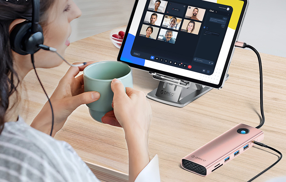 Possibilité de connecter des écouteurs Orico