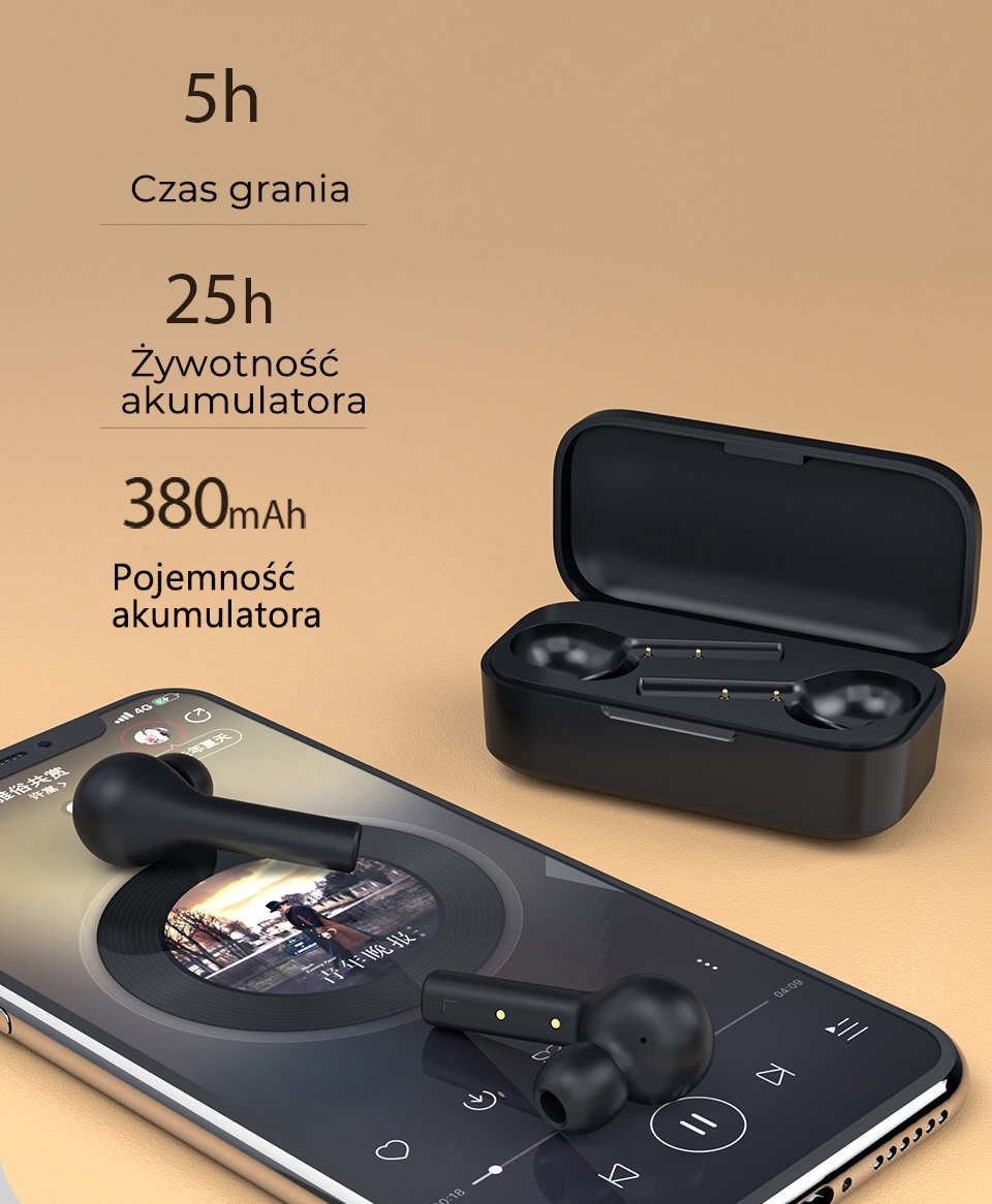 Image des QCY T5 côté 8