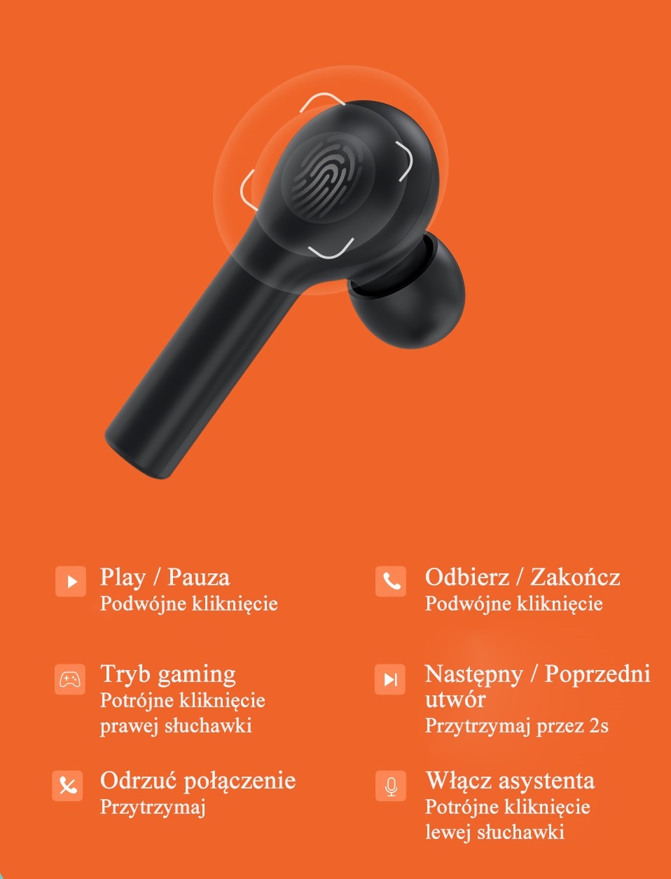 Image des QCY T5 côté 10