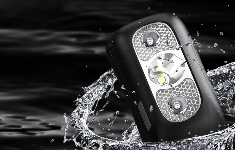 Design compact de la lampe frontale