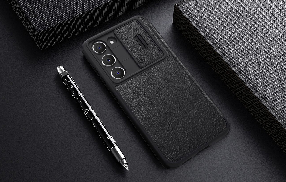 Coque Nillkin Qin Leather Pro pour Samsung S23