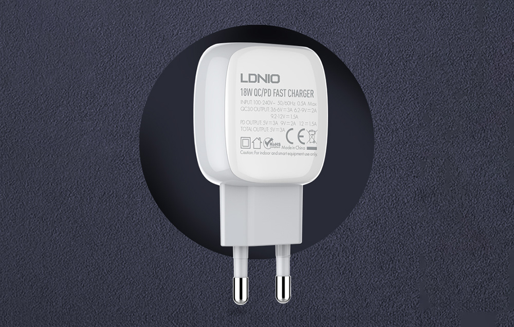 Chargeur LDNIO/A2313C-Lightning/1