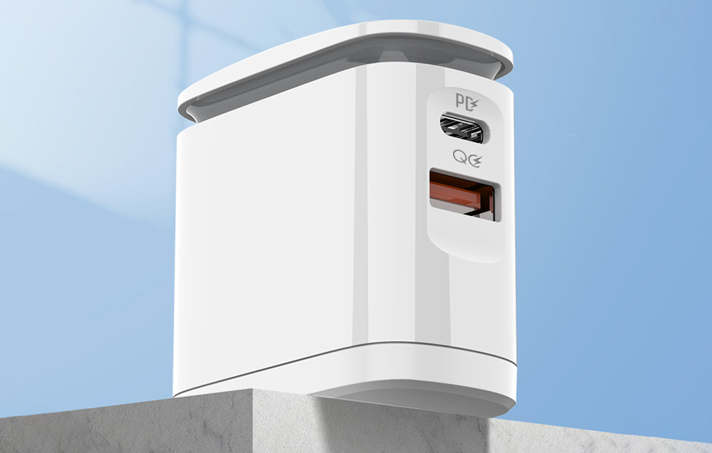 Lumière LED du chargeur LDNIO A2423C