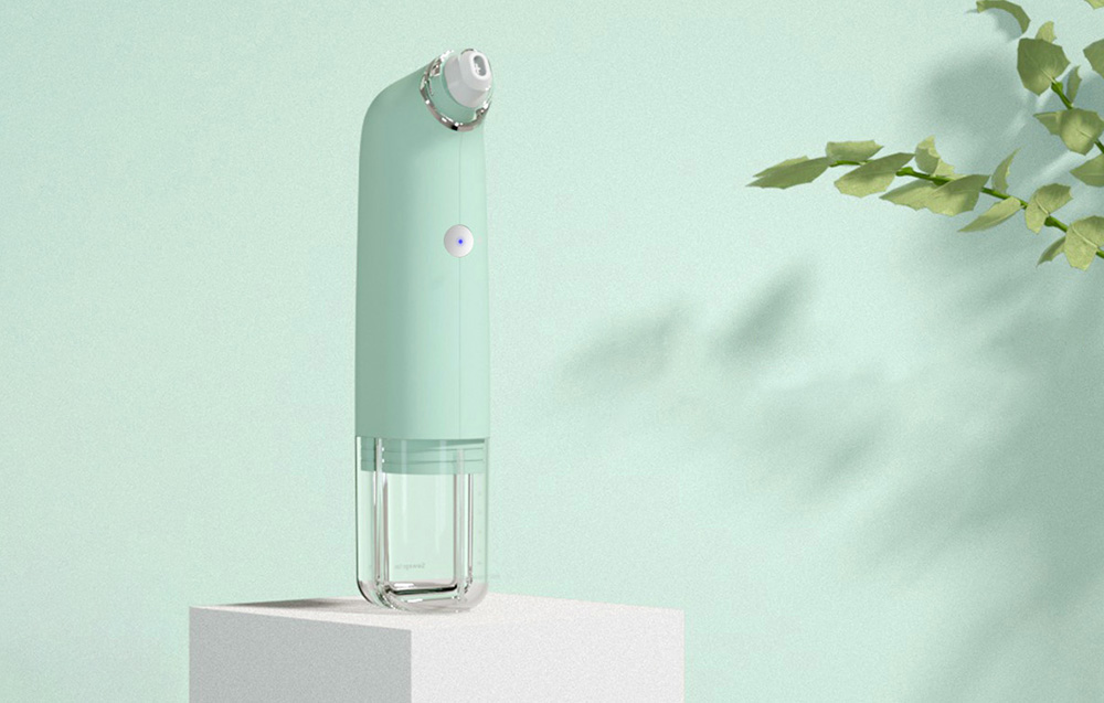 Aspirateur à moustache avec hydrabrasion Blue-ray DOCO BH003