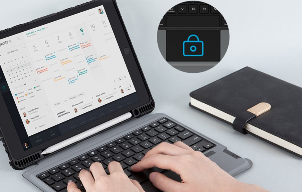 Gros plan sur les touches du clavier