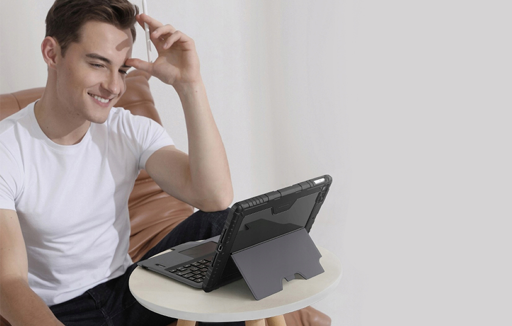 Clavier détachable avec support ajustable