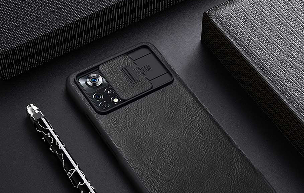 Coque Nillkin Qin Leather Pro pour Xiaomi Poco X4 Pro 5G