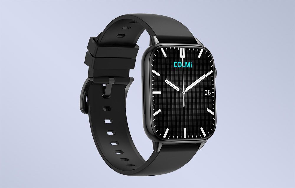 Vue latérale de la montre Colmi C61