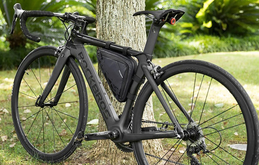 Sacoche Rockbros sur vélo