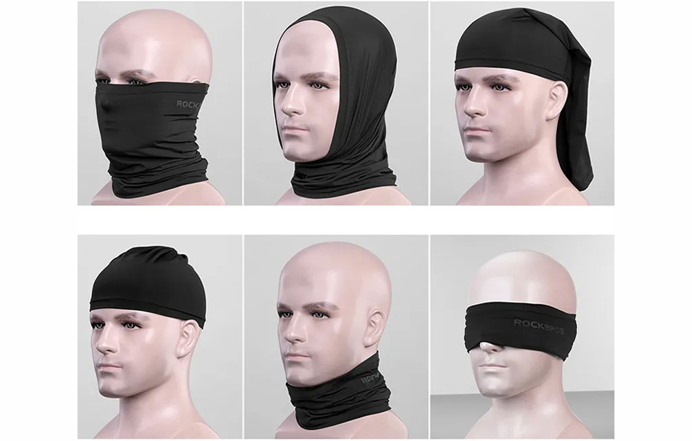 Conception flexible et résistante du masque Rockbros