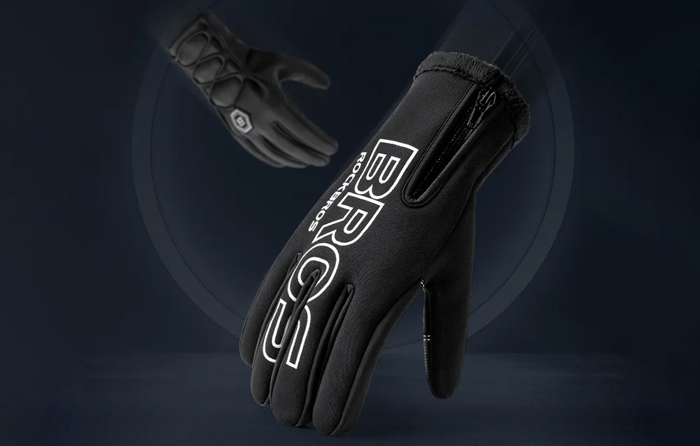 Gants Rockbros S091-4BK noirs