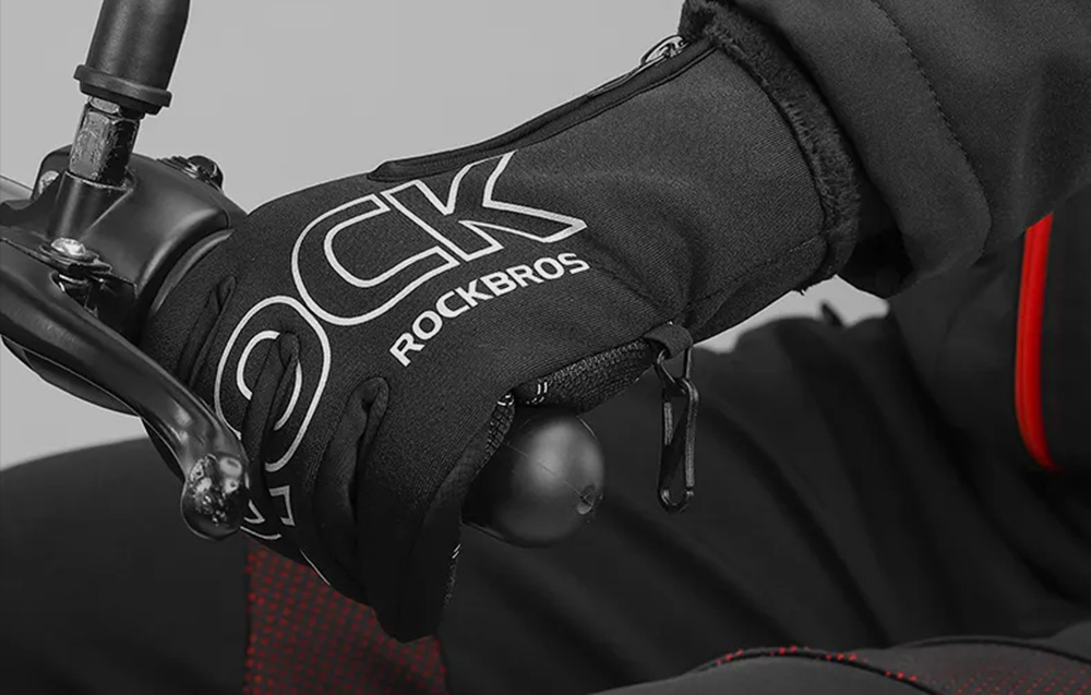 Gants Rockbros avec éléments réfléchissants et crochets