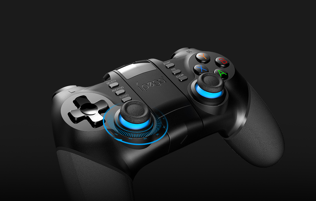 Gros plan sur les joysticks