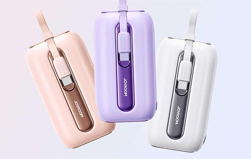 design raffiné de la powerbank Joyroom JR-L013