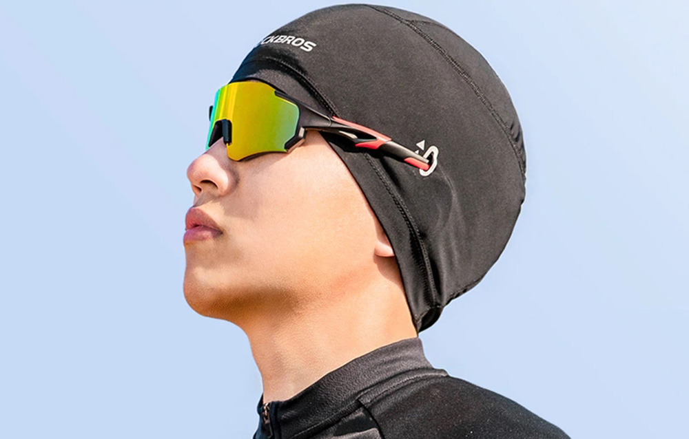 Rockbros casquette de vélo estivale sous casque YPP037 noire